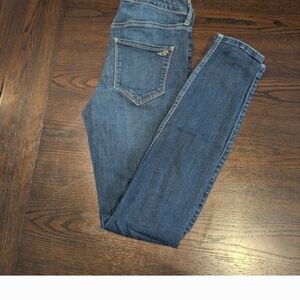 Hollister Women's Dark Blue Skinny Jeans